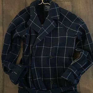 Abercrombie Coat with Wrap Waist